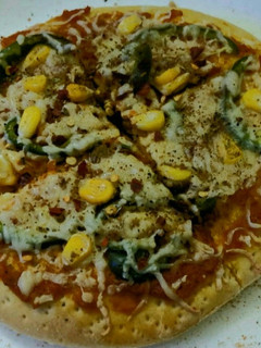 A picture of Simple and quick pizza.