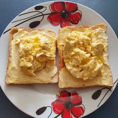 A picture of Microwave Scrambled Eggs.