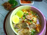 Gambar soto daging sapi solo