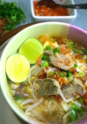 Foto resep Soto Daging Sapi Bening Solo
