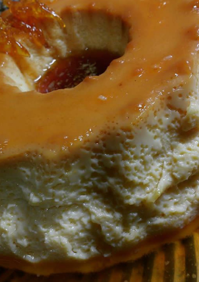 Una foto de Flan Casero