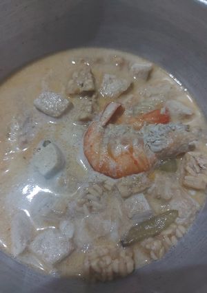 Foto resep Santan tahu tempe udang