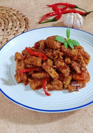 Foto resep Oseng Tempe Kecap Pedas