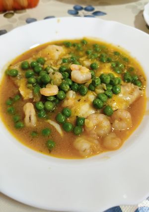 Una foto de Merluza en Salsa Verde