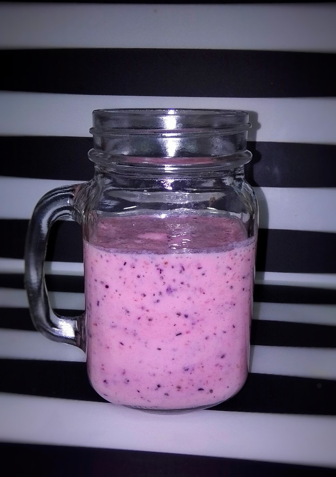 Una foto de Batido rosa