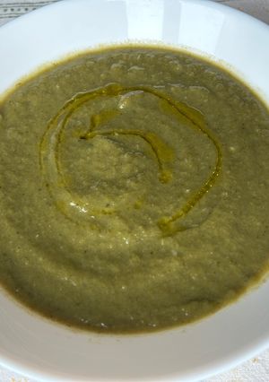 Una foto de Crema de bledes