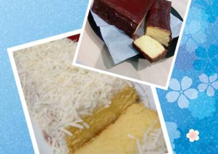 Bolu susu Lembang kukus dan panggang