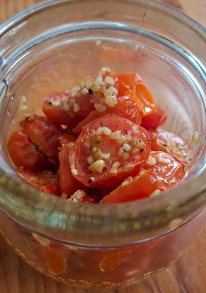 Una foto de Tomates cherry al horno