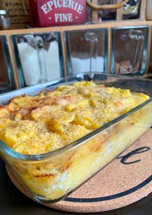 Une photo de Polenta aux trois fromages