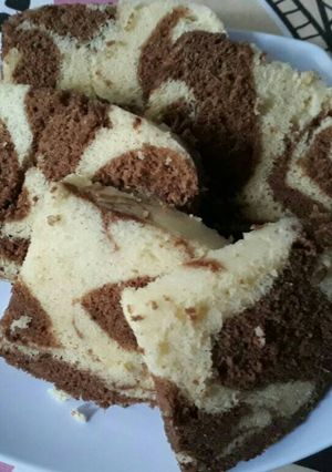 Foto resep Bolu kukus zebra no pengembang