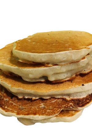 Una foto de Banana Pancakes! (sin huevo, super rápidos)