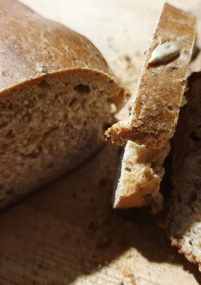 Una foto de 🍞PAN INTEGRAL CASERO🍞