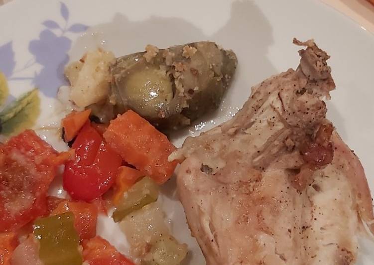 Coniglio con giardiniera