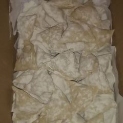 Raw samosas A picture of Raw samosas.