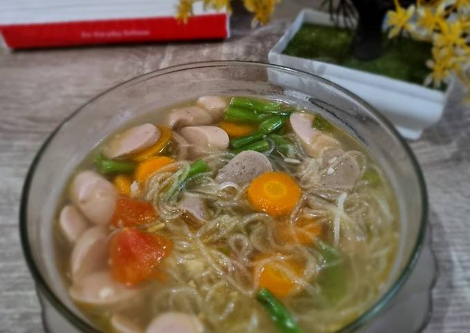 Resep Sup Bakso Sosis Oleh Rety Trianasari Cookpad