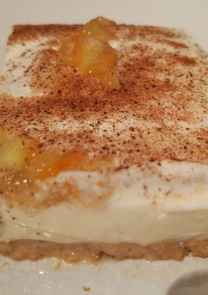 Foto principal de Tarta de queso. Receta saludable para diabetes