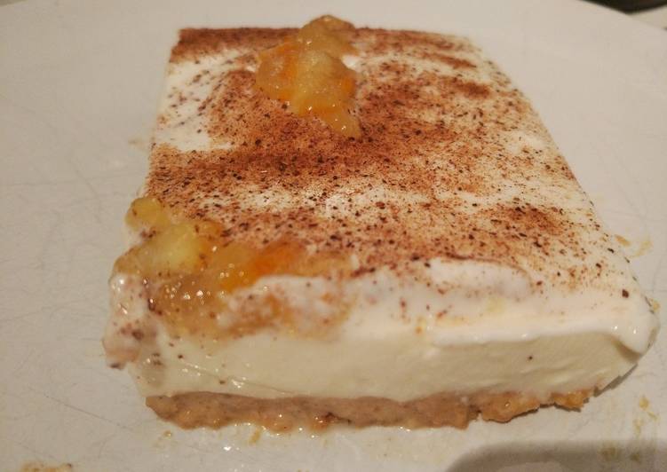 Tarta de queso. Receta saludable para diabetes