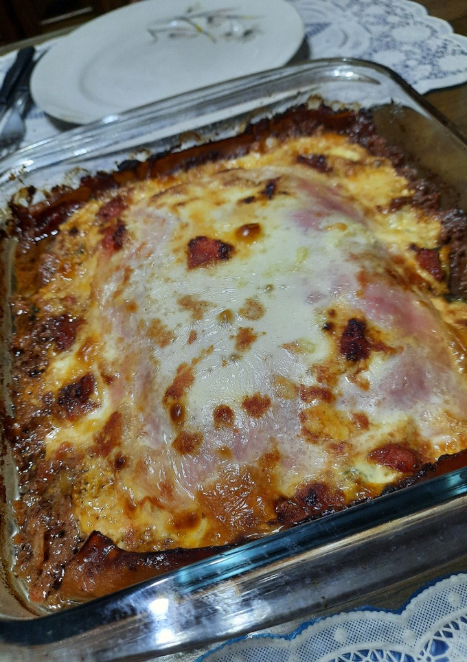 Una foto de Lasaña de acelga y ricota