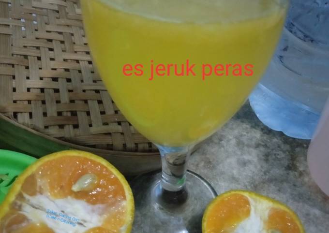 Yuk intip, Bagaimana cara bikin Es jeruk peras yang gurih