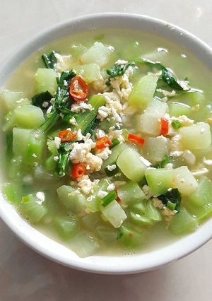 Foto resep Sup labu siam simple yummy