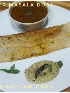 A picture of Paneer Masala Dosa.