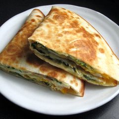Pan Fried Egg & Cheese Tortilla A picture of Pan Fried Egg & Cheese Tortilla.