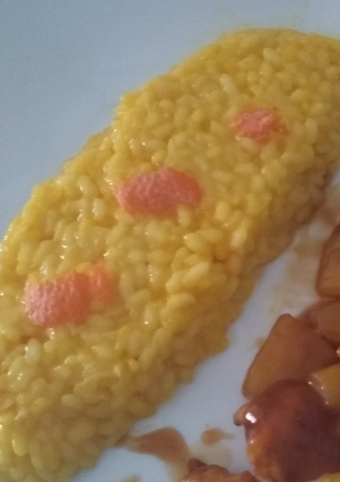 Una foto de Risotto de naranja