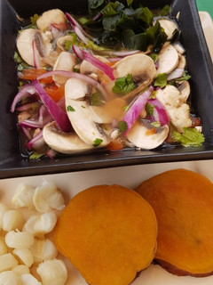 Una foto de Ceviche vegano