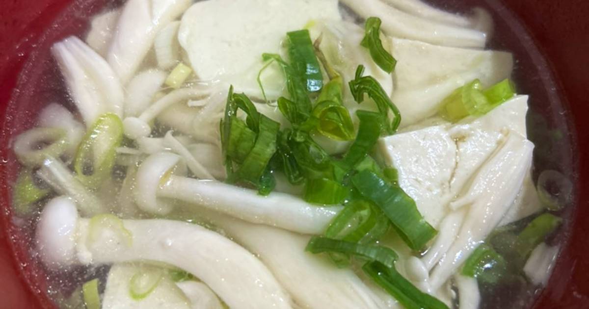 Resep Sop Tahu Jamur Shimeji oleh Beinzapetite Cookpad