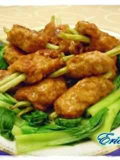 四季豆照燒醬烤肉丸 的食譜成品照片