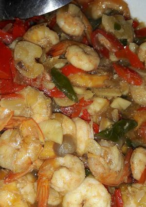 Foto resep Tumis Udang pedas