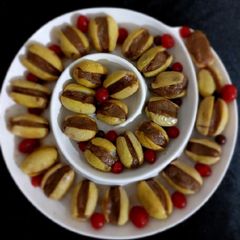 A picture of Masala Kharek - Spiced Stuffed Dates.