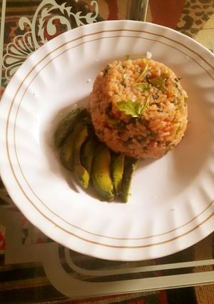 A picture of Fried rice with.