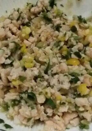 Foto resep Cah kangkung salmon mpasi 9m+