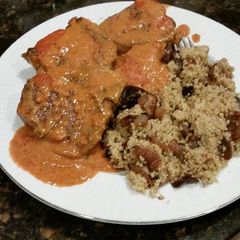 A picture of Brad's tandoori lamb chops.
