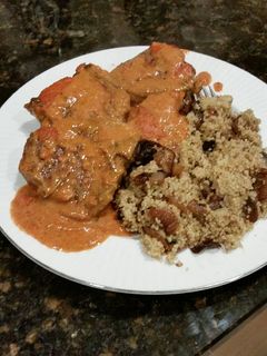 A picture of Brad's tandoori lamb chops.