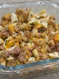Salada de grão com atum