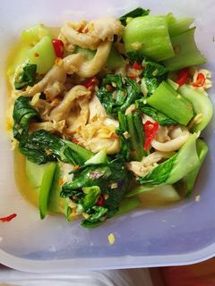 Foto resep Pakcoy Jamur Tiram Tumis