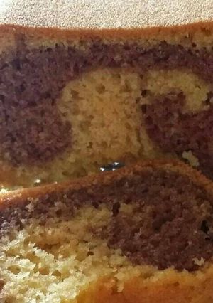 Foto principal de Bizcocho mármolado de chocolate y Baileys