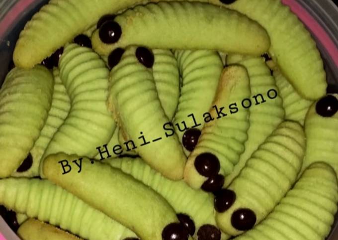 Cookies Ulat Ijo