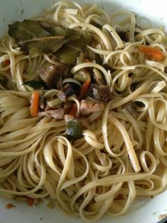 Una foto de Tallarines en verduras