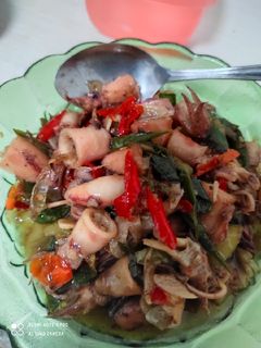Foto resep Cumi Asin Cabe Ijo