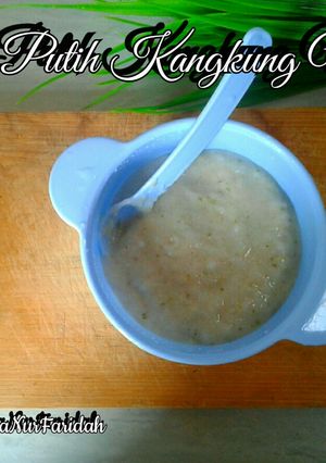Foto resep Mpasi Beras Putih Kangkung Wortel (Mpasi 7m+)