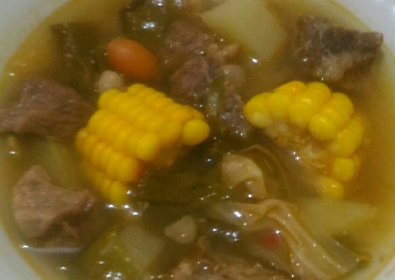 Daging panggang dan sayuran