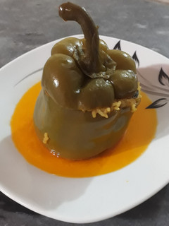 عکسی از دستور دلمه فلفل