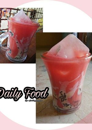 Foto resep Menu buka puasa : Es Jambu Pink Original