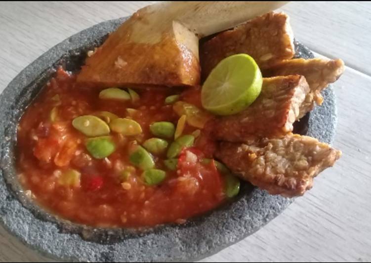 Sambal Pete Tempe Goreng