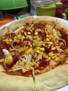 Foto resep Pizza veggie garden ala pizzahut 👩🏻🍳