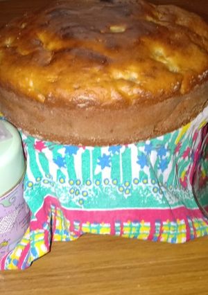 Una foto de Torta de manzana
