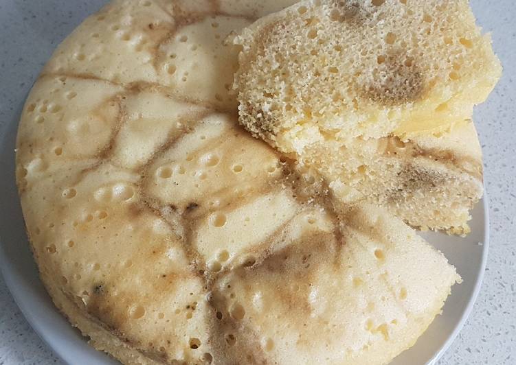 Gluten Free Bolu Kukus vanilla matcha (empuk banget)